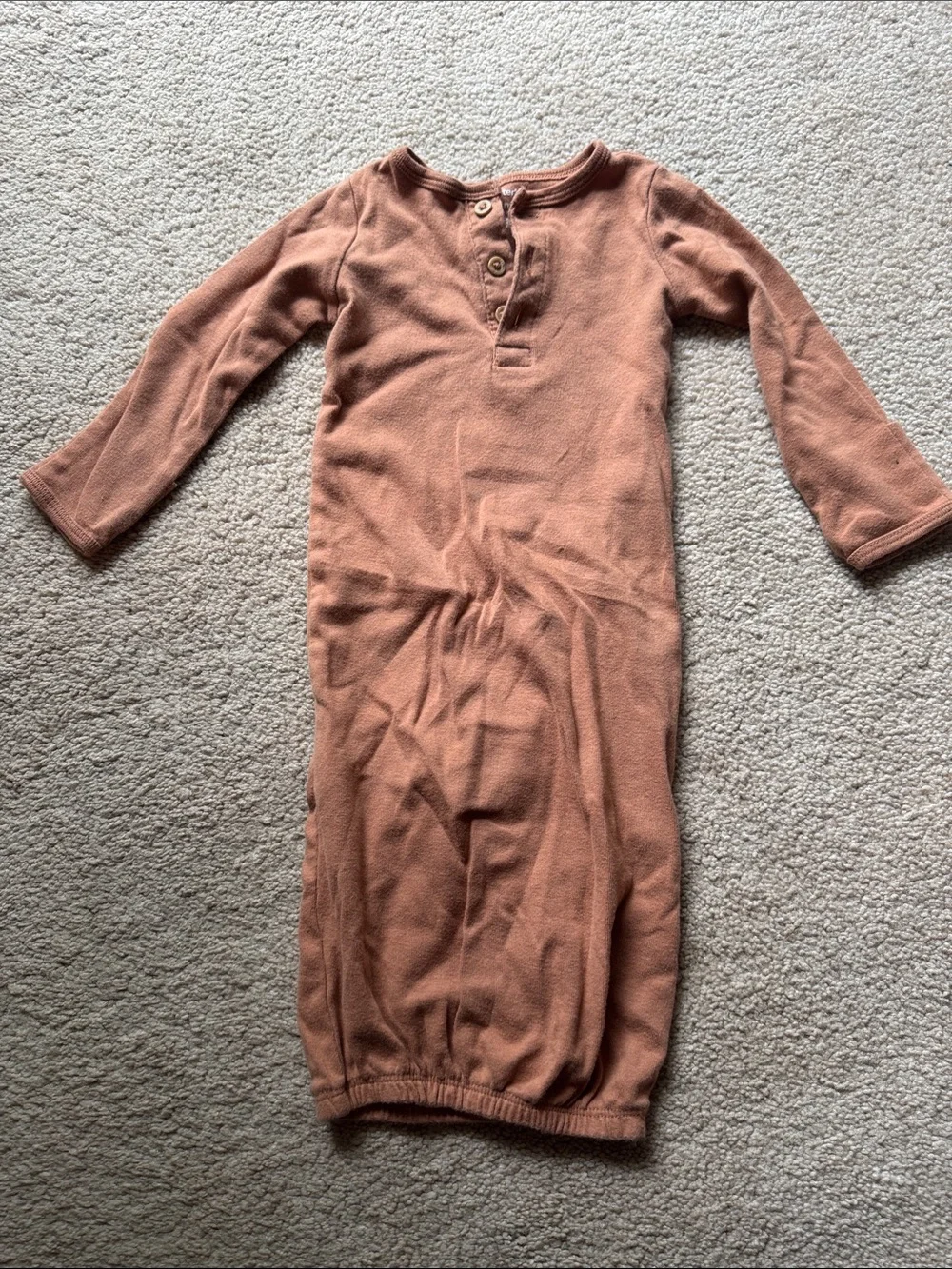 Carter’s Baby Sleep Gown Lot 3M | 3 Long Sleeve Sleep Gowns